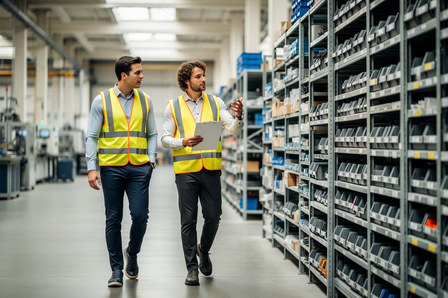 A production planner walking a customer buyer through the impact of an order change